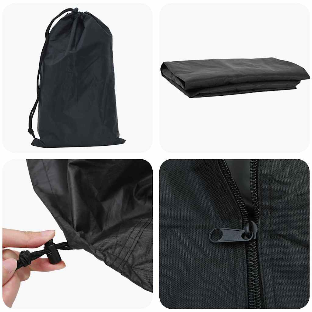 Outdoor Furniture Cover Black 122 x 61 x 106 cm 210D fabric