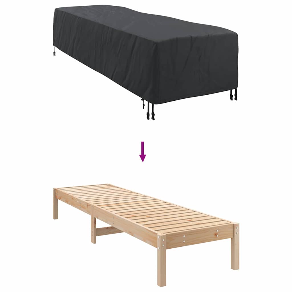 Outdoor Furniture Cover 210 x 74 x 40 cm 420D Oxford Fabric