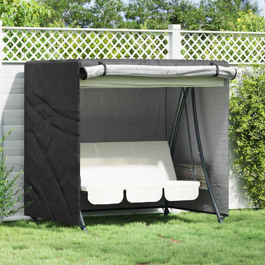 Outdoor Furniture Cover Black 175 x 125 x 160 cm 600D fabric