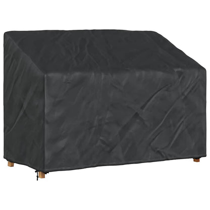 Garden Bench Cover Black 134 x 70 x 65 / 94 cm 600D fabric
