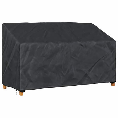 Garden Bench Cover Black 165 x 70 x 65 / 94 cm 210D fabric