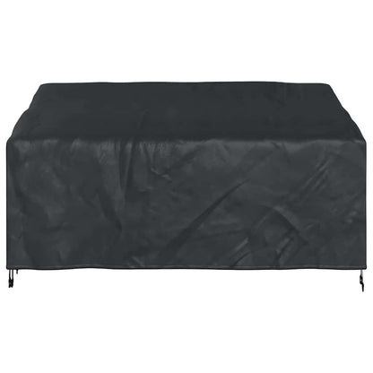 Garden Bench Cover Black 175 x 85 x 65 / 94 cm 210D fabric