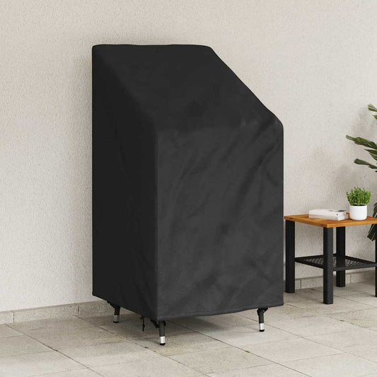 Garden Chair Cover Black 70 x 70 x 85 / 125 cm 420D fabric