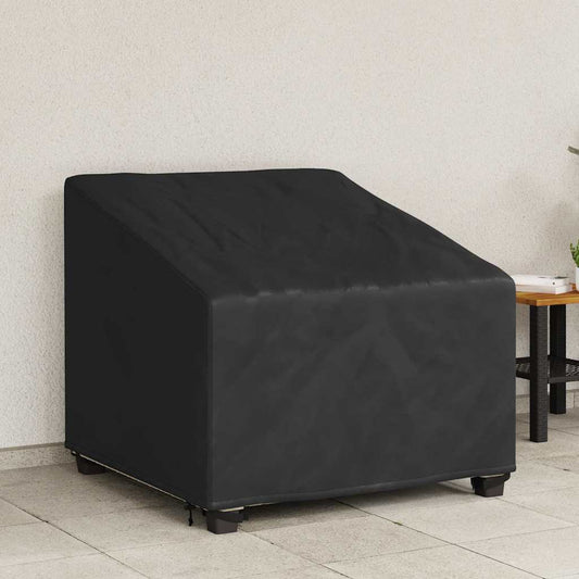 Garden Chair Cover Black 90 x 90 x 50 / 75 cm 600D fabric