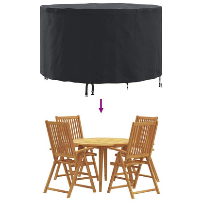 Outdoor Furniture Cover Black 128 x 128 x 71 cm 420D fabric