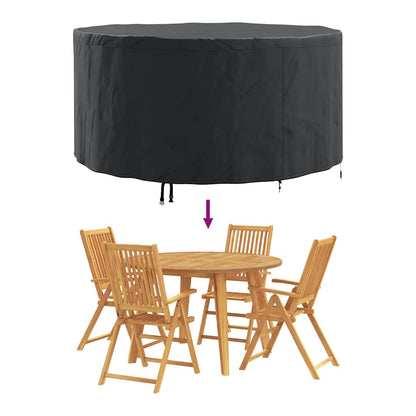 Outdoor Furniture Cover Black 182 x 182 x 85 cm 420D fabric