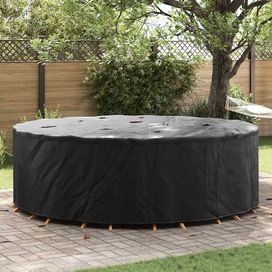 Outdoor Furniture Cover Black 279 x 279 x 71 cm 210D fabric