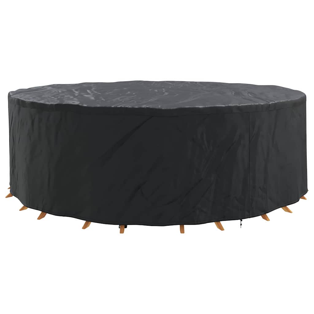 Outdoor Furniture Cover Black 279 x 279 x 71 cm 420D fabric