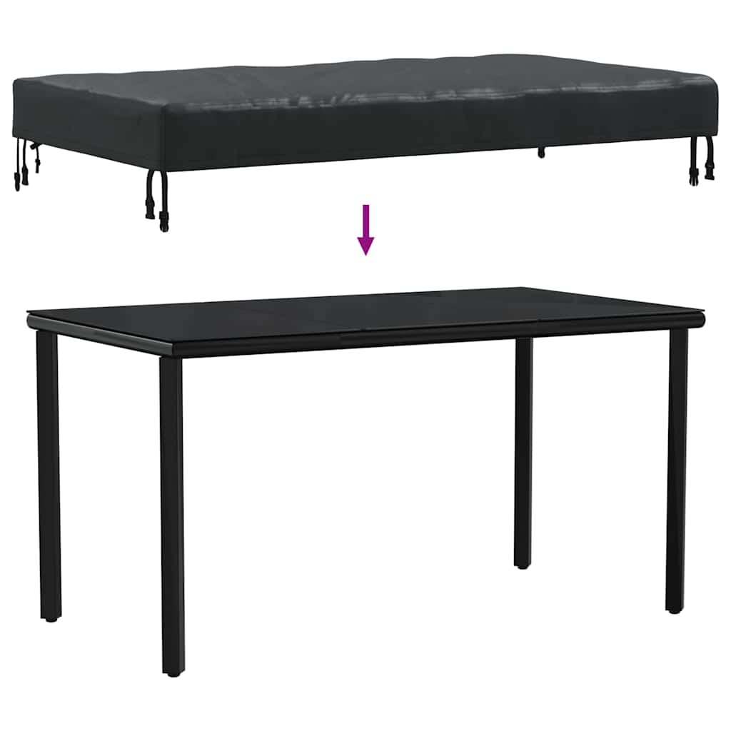 Outdoor Furniture Cover 152 x 92 x 15 cm 420D Oxford Fabric