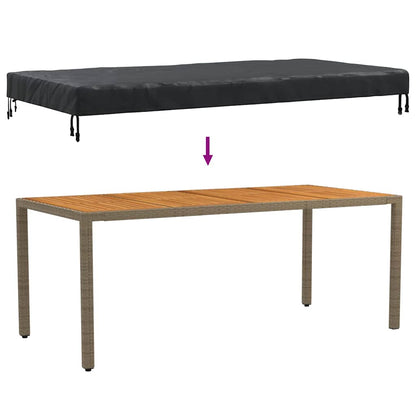 Outdoor Furniture Cover 202 x 92 x 15 cm 600D Oxford Fabric