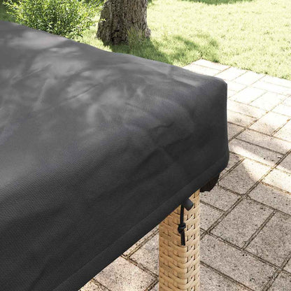 Outdoor Furniture Cover 222 x 102 x 15 cm 600D Oxford Fabric