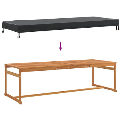 Outdoor Furniture Cover 262 x 102 x 15 cm 600D Oxford Fabric