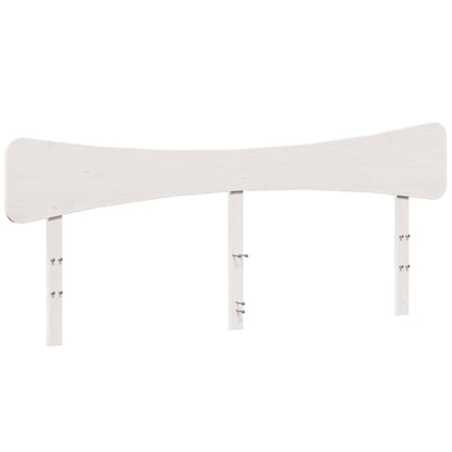Bed Frame without Mattress White 160x200 cm Solid Wood Pine