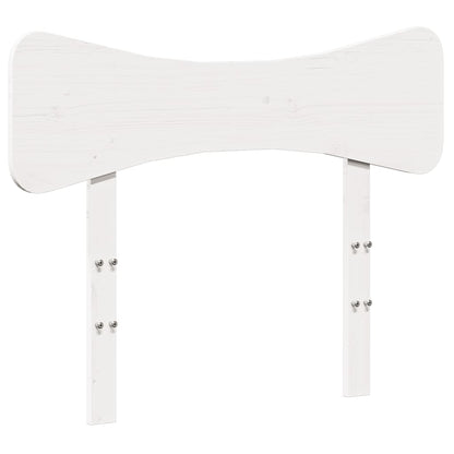 Bed Frame without Mattress White 100x200 cm Solid Wood Pine