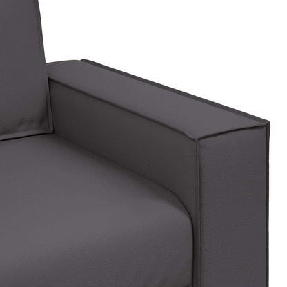 Sofa Chair with Cushion Grey 99 x 78 x 84 cm Artificial Leather