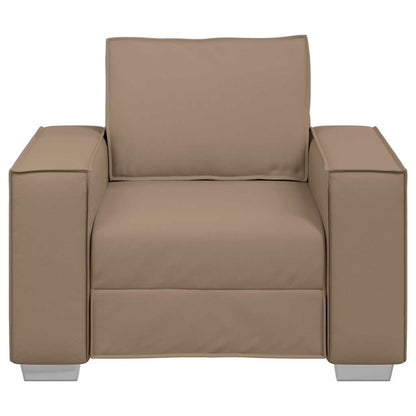 Sofa Chair Cappuccino 99 x 78 x 84 cm Artificial Leather