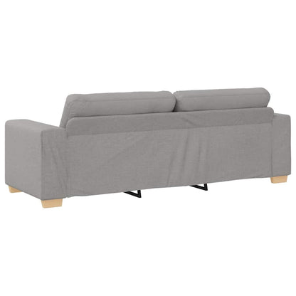 3-Seater Sofa with Cushion Cloud grey Fabric