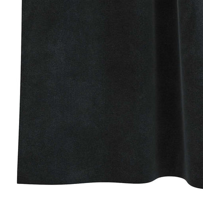 Curtains with Curtains 2 pcs Black 140 x 260 cm Velvet
