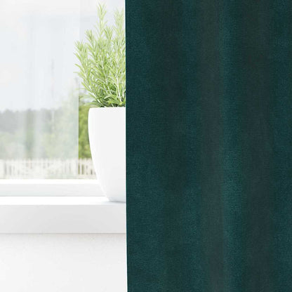 Curtains with Curtains 2 pcs Dark Green 140 x 175 cm Velvet
