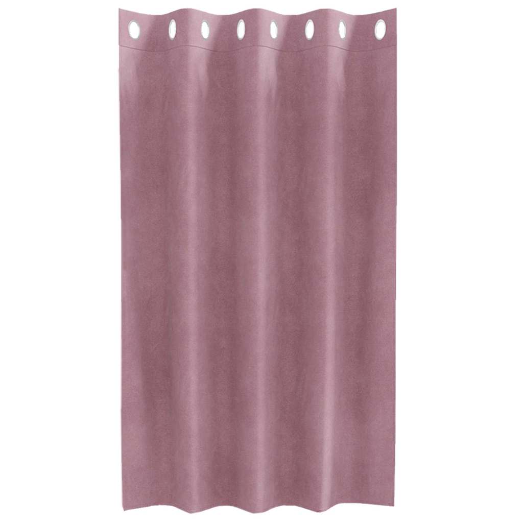 Curtains with Curtains 2 pcs Dark pink 140 x 140 cm Velvet