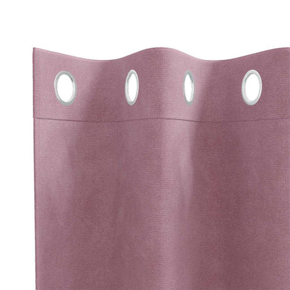 Curtains with Curtains 2 pcs Dark pink 140 x 175 cm Velvet