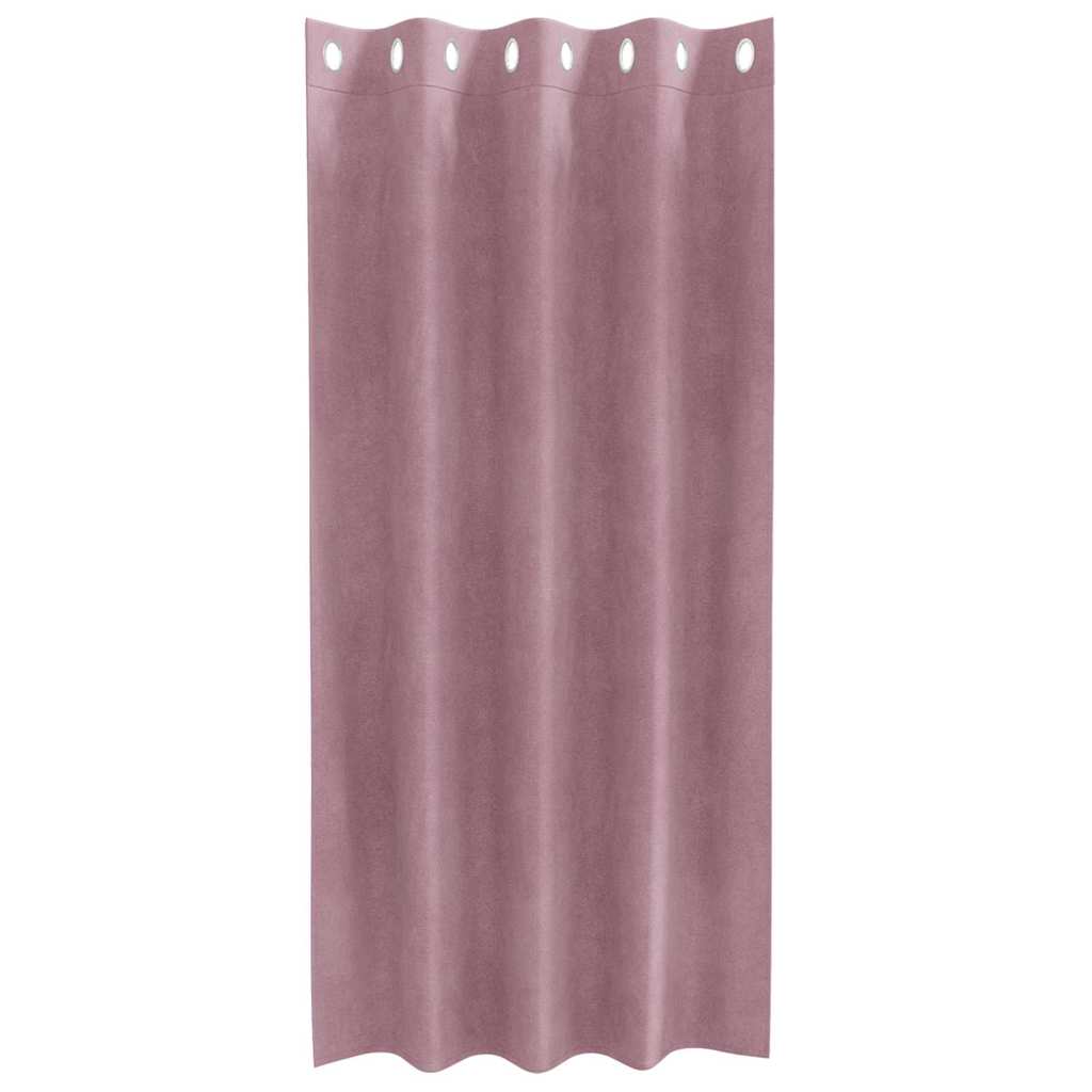 Curtains with Curtains 2 pcs Dark pink 140 x 175 cm Velvet