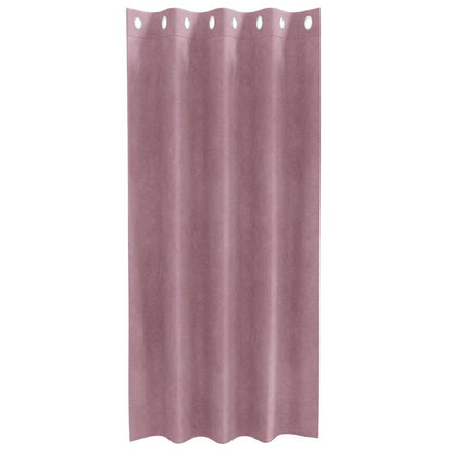 Curtains with Curtains 2 pcs Dark pink 140 x 175 cm Velvet