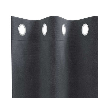 Curtains with Curtains 2 pcs Light grey 140 x 140 cm Velvet