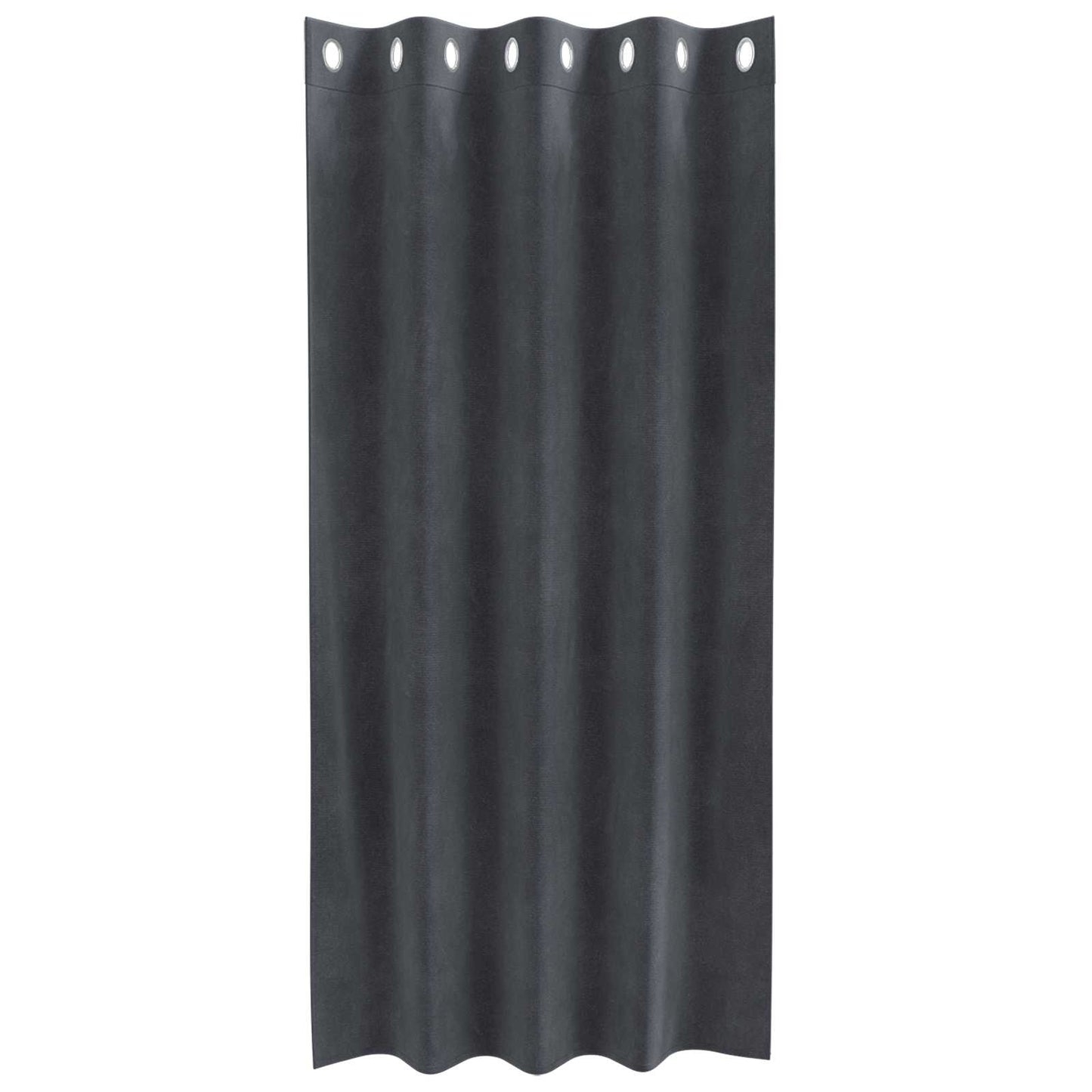 Blackout Curtains 2 pcs Light Grey 140 x 175 cm Velvet