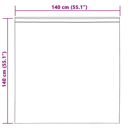Curtains with Curtains 2 pcs Light grey 140 x 140 cm Velvet