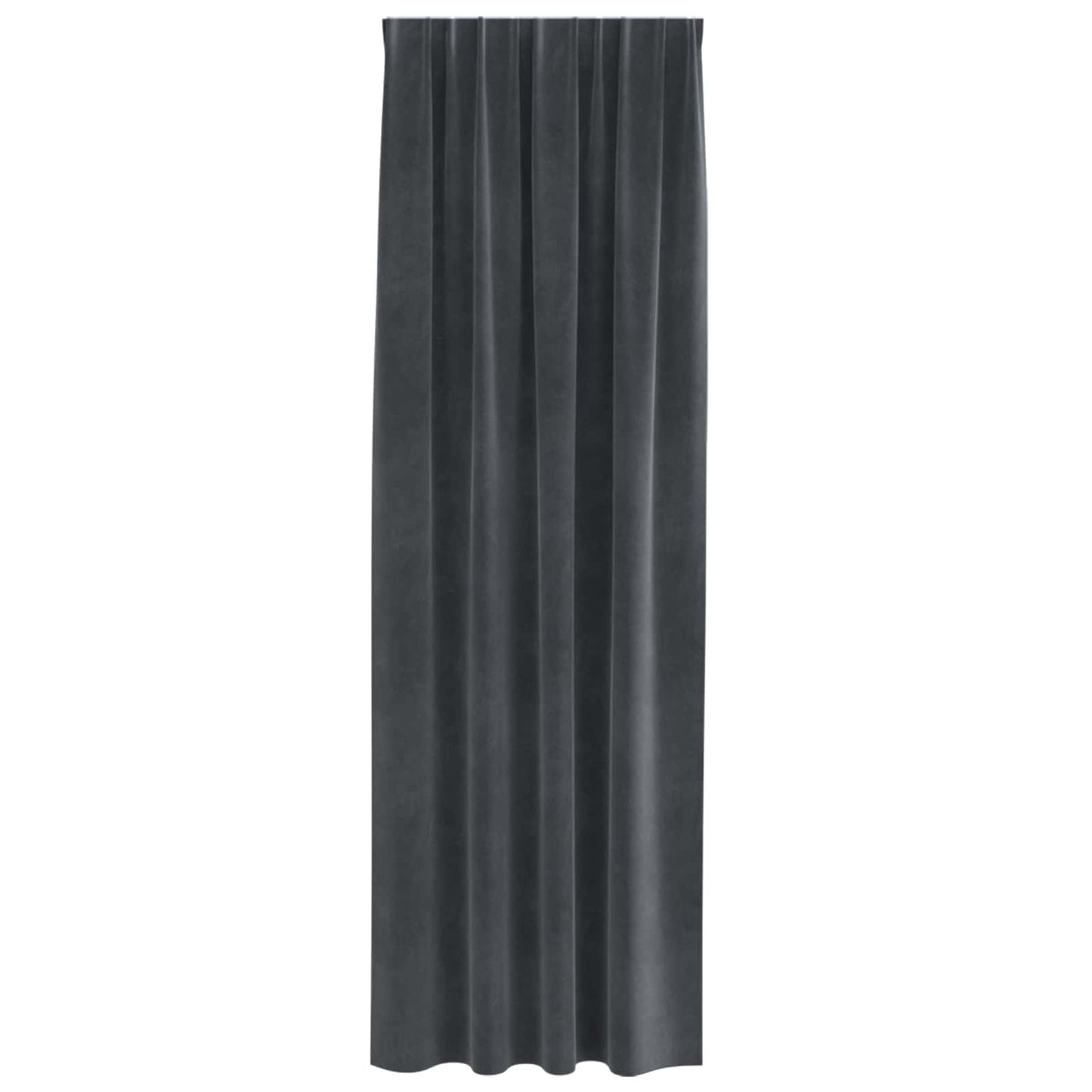 Blackout Curtains 2 pcs Light Grey 140 x 225 cm Velvet
