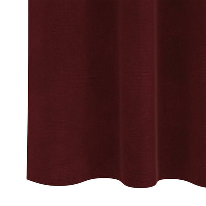 Curtains with Curtains 2 pcs Wine red 140 x 245 cm Velvet