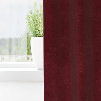 Curtains with Curtains 2 pcs Wine red 140 x 245 cm Velvet