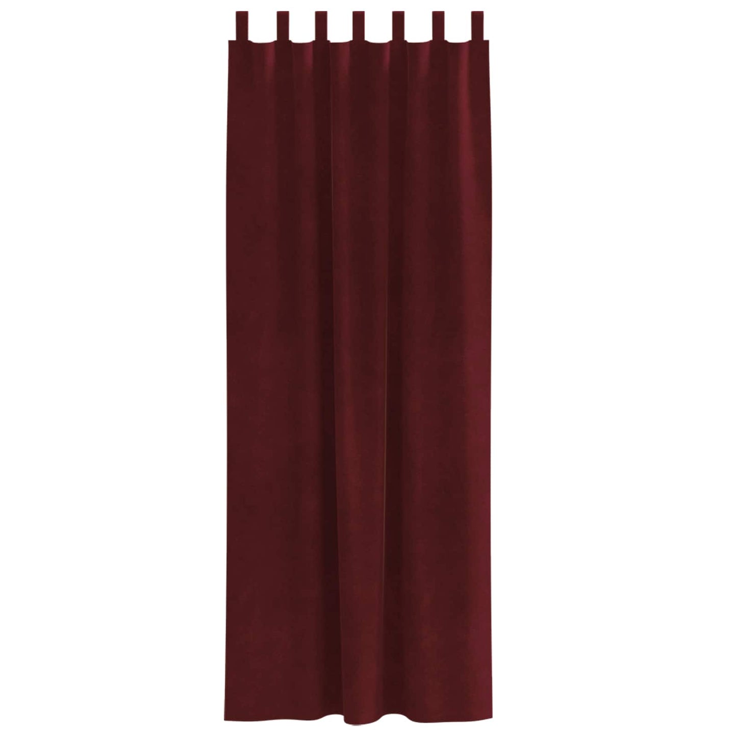 Blackout Curtains 2 pcs Wine Red 140 x 245 cm Velvet