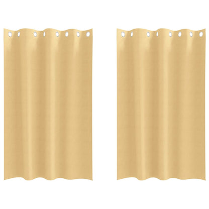Blackout Curtains with Curtains Beige Polyester