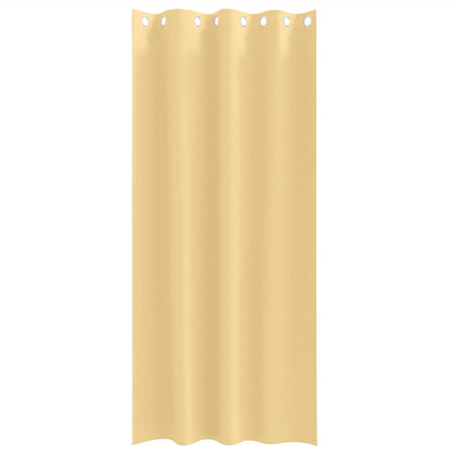 Blackout Curtains with Curtains Beige Polyester