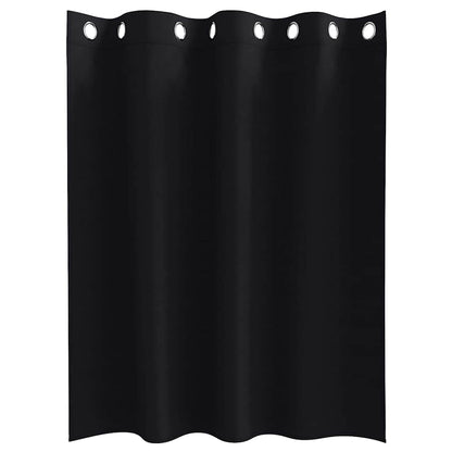 Blackout Curtains with Curtains Black Polyester