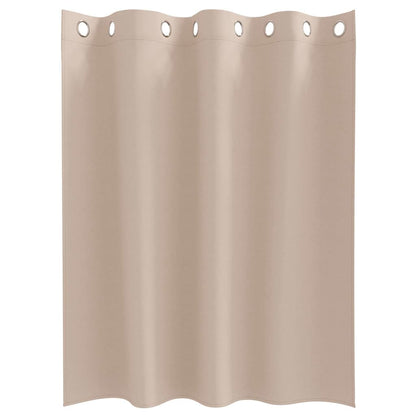 Blackout Curtains with Curtains Taupe Polyester