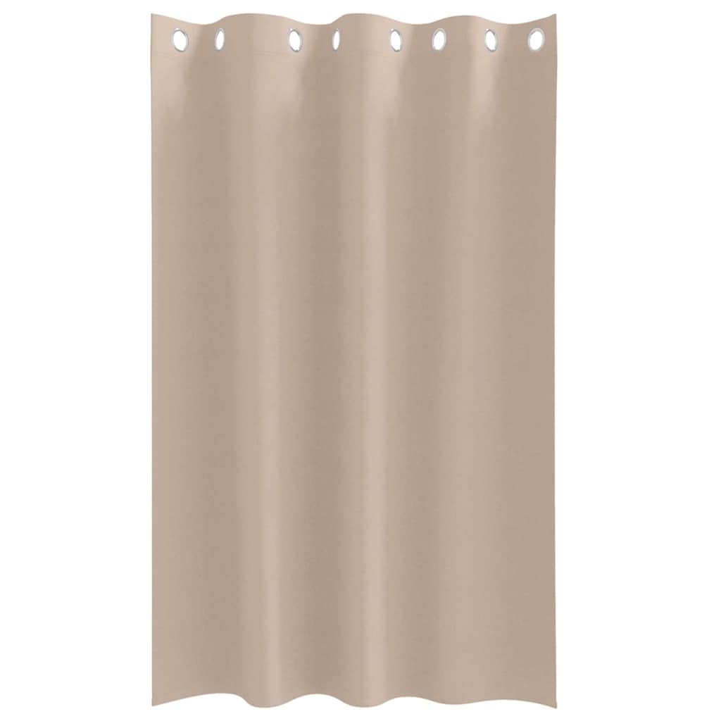 Blackout Curtains with Curtains Taupe Polyester