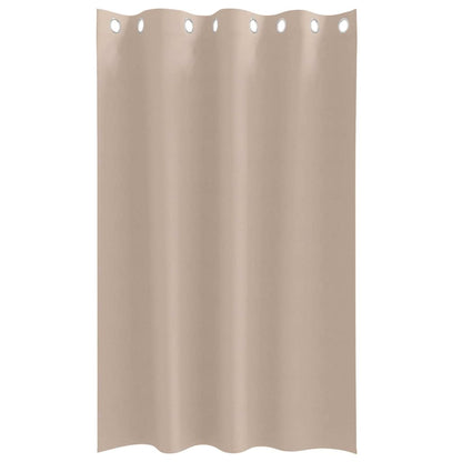 Blackout Curtains with Curtains Taupe Polyester