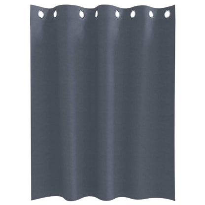 Blackout Curtains with Curtains Anthracite Polyester