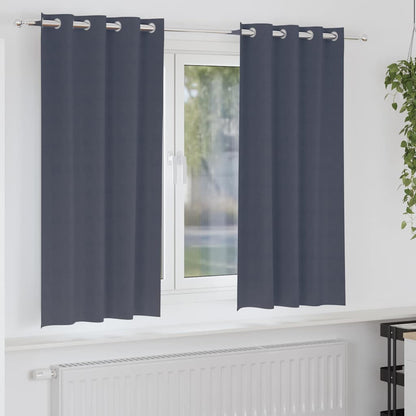 Blackout Curtains with Curtains Anthracite Polyester