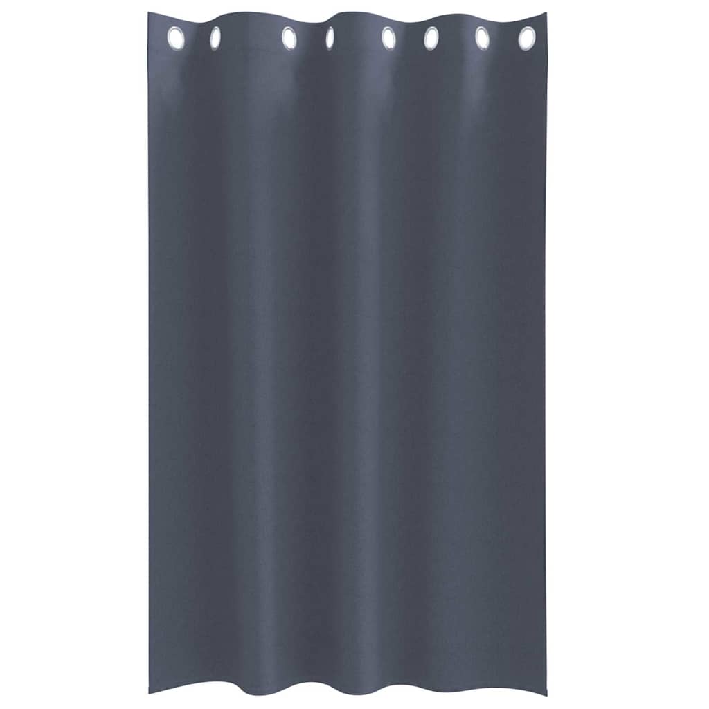 Blackout Curtains with Curtains Anthracite Polyester