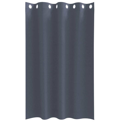 Blackout Curtains with Curtains Anthracite Polyester