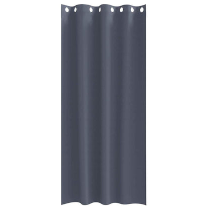 Blackout Curtains with Curtains Anthracite Polyester