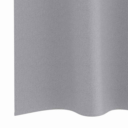 Blackout Curtains with Curtains Light Grey Polyester