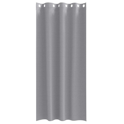 Blackout Curtains with Curtains Light Grey Polyester