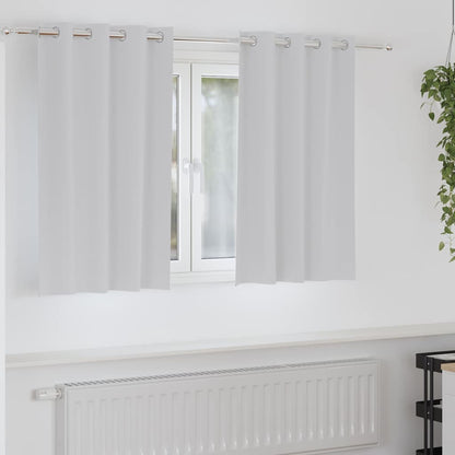 Blackout Curtains with Curtains Pale Grey Polyester