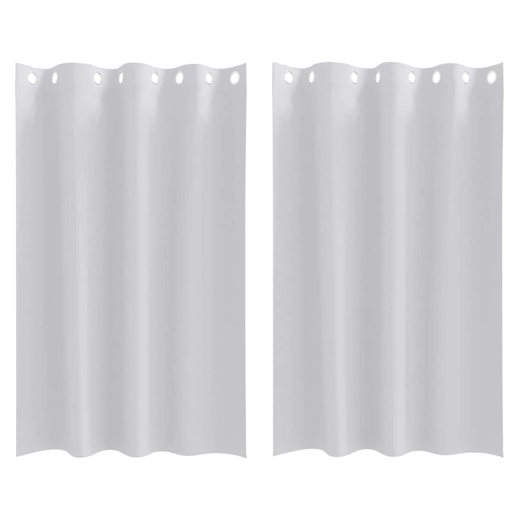 Blackout Curtains with Curtains Pale Grey Polyester