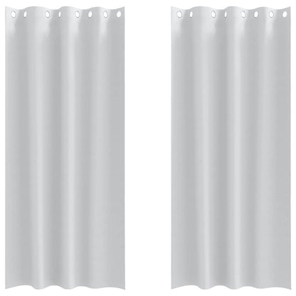 Blackout Curtains with Curtains Pale Grey Polyester